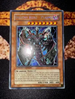 YUGIOH • DESTINY HERO - PLASMA • SECRET RARE • LIMITED ED • CT04-EN003 • VLP - Image 5