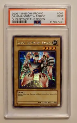 Yu-Gi-Oh! Gamma the Magnet Warrior Duelist of the Roses 2003 Promo PSA 9 DOR-003 - Image 1