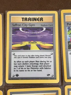 1st Edition Pokemon TCG Trainer Cards Lot Of 6 NM - Image 3