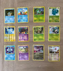 Lot Of 12 Holo Pokemon Cards DRAGALGE GOGOAT PUMPKABOO LOMBRE - Image 1