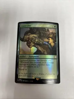 Power Fist Foil Card #0081 MTG LP - Image 1