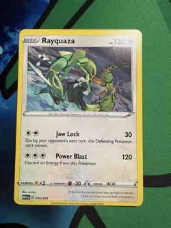 Pokemon TCG Rayquaza Non-Holo Promo Card 014/015 MCDonald’s 2024 - Image 1