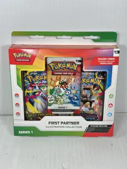Lot Of 2 Pokemon First Partner Illustration Collection Series 1 w/ Promo Cards 196214150522 - Image 3