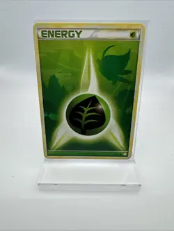 Grass Energy - 115/123 - Pokemon Heart Gold Soul Silver Card LP - Image 1