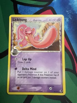 Lickitung 19/101 EX Dragon Frontiers Regular Rare Pokemon Card - Image 1