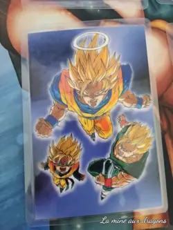 Carte Rami Cuarta 138 Dragon Ball Z card plastified Norma Goku Gohan Goten - Image 1