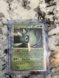 Celebi Prime Holo Card 92/102 Triumphant LP to MP Condition - Image 1