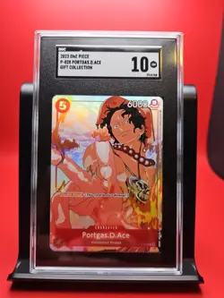 Portgas.D.Ace (Gift Collection 2023) P-028 One Piece Promotion Cards Foil/ SGC10 - Image 1