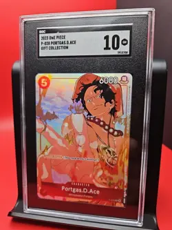 Portgas.D.Ace (Gift Collection 2023) P-028 One Piece Promotion Cards Foil/ SGC10 - Image 3