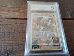 Pokemon Cards promo Holo tg10 houndoom x ar sr ex graded slab card gold art b41 - Image 2