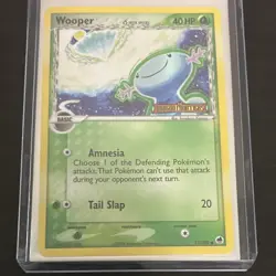 Pokemon Wooper Delta Species 71/101 Dragon Frontiers Reverse Holo Card - Image 1