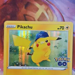 Pokemon Pikachu 028/078 GO Promo Holo Rare Wild Charge Card English 2022 - Image 2