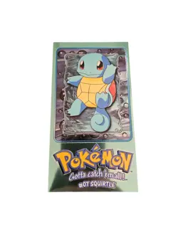 Topps Pokemon TV Animation Series Squirtle Tin Topper #07 Card 2 of 5 1999 - Image 1