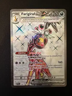Farigiraf EX 194/162 - Temporal Forces - Pokemon Card - Near Mint - Image 1