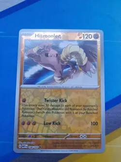 Hitmonlee Reverse Holo NM 106/165 Scarlet & Violet 151 Pokemon Card - Image 1