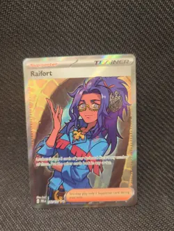 Raifort Holo Prismatic Evolutions Pokemon TCG Card Ultra Rare 142/131 - Image 1