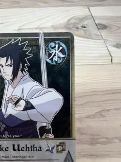 Naruto Tcg CCG Sasuke Uchiha [Emotionless] Foil Promo Card Near Mint English - Image 4