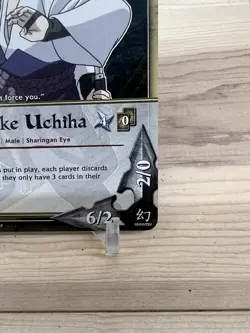 Naruto Tcg CCG Sasuke Uchiha [Emotionless] Foil Promo Card Near Mint English - Image 5