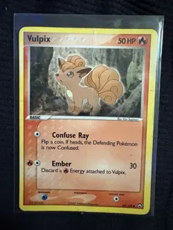 Vulpix Non-Holographic Common Card 69/108 Pokemon TCG EX Power Keepers - Image 1