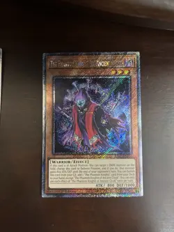 The Phantom Knights of Ancient Cloak Platinum Secret Rare Card RA04-EN263 - Image 1