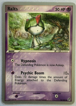 Ralts - 2004 (Kevin Nguyen) 74/100 World Championship Deck Regular Pokemon Card - Image 1