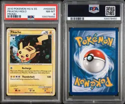 PSA 8 Pikachu 2010 HGSS03 Black Star Promo Heart Gold Soul Silver Pokemon Card - Image 3