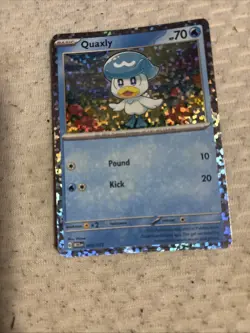 Quaxly 003/015 Holo Rare McDonald's 2023 Promo Pokemon TCG Card NM - Image 1