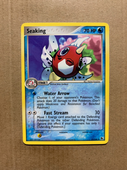 Seaking 21/109 EX Ruby & Sapphire - Rare Pokemon Card - NM/Mint - Image 1