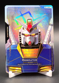 Resource - Gundam Card Game R-002 C++ Alt Art Foil Holo RX-78-2 - Image 1
