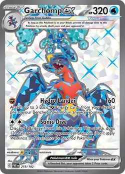 Garchomp ex 219/182 Pokemon TCG Paradox Rift Holo Ultra Rare Full Art - Image 2