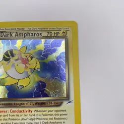 Dark Ampharos 1/105 Neo Destiny Holo NM Swirl Rare WOTC Pokemon TCG Vintage - Image 5