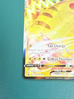 Pokemon TCG Pikachu VMAX SWSH286 Sword & Shield Promo Full Art Holo - Image 2