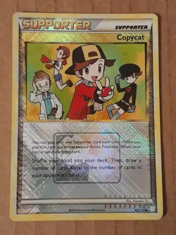 Copycat Pokemon League Reverse Holo Crosshatch Promo NM See Pictures - Image 1