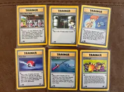 1st Edition Pokemon TCG Trainer Cards Lot Of 6 NM - Image 1