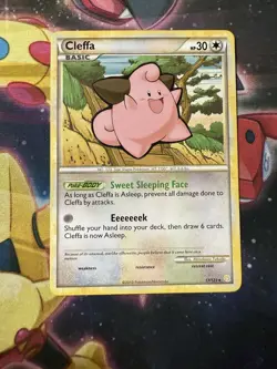 Cleffa 17/123 Regular Heartgold Soulsilver Pokemon TCG LP - Image 1