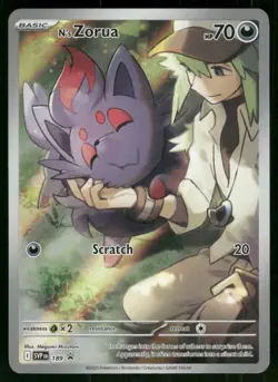 2023 N's Zorua - 189 Promo Holo NM SV: Scarlet & Violet Promo Cards Pokemon - Image 1