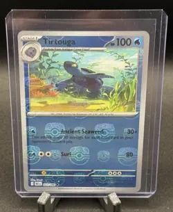 Pokemon SV Black Bolt Tirtouga Reverse Holo Master Ball Uncommon #022/086 NM - Image 1