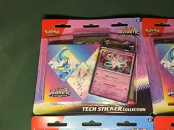 (4) Pokemon TCG Prismatic Evolutions Tech Sticker Collection Lot X4 BRAND NEW - Image 4