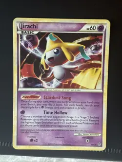 Pokemon TCG Jirachi Unleashed Holo Rare Card 1/95 - Image 1