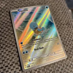 Pokemon Squirtle 170/165 Scarlet & Violet 151 Holo Illustration Rare 60 HP - Image 3