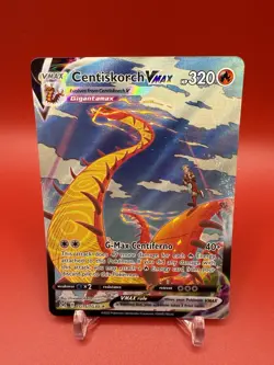 Pokemon TCG Centiskorch VMAX Full Art TG15/TG30 Lost Origin Trainer Gallery Holo - Image 1