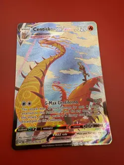 Pokemon TCG Centiskorch VMAX Full Art TG15/TG30 Lost Origin Trainer Gallery Holo - Image 3