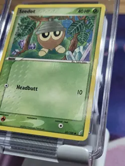 2006 Pokemon EX Crystal Guardians Seedot #60/100 CGC Gem Mint 10 - Image 3