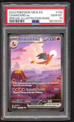 Pokemon Cards - PSA 10 Charizard Ex 199/165 - 151 SIR - GEM MT - PSA10 - Image 1