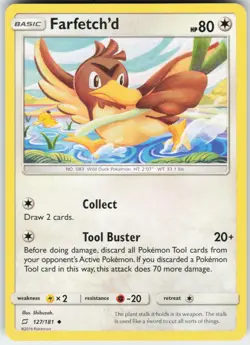 Farfetch'd 127/181 Uncommon Team Up Pokemon Lightly Played - Image 1