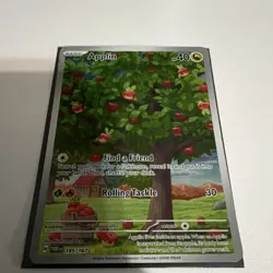 Pokemon Applin 185/167 SV06 Twilight Masquerade Illustration Rare Holo 40 HP Eng - Image 1