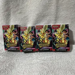 Pokemon TCG Mega Evolution Ascended Heroes Booster Bundle *LOT OF 4* NEW - Image 1