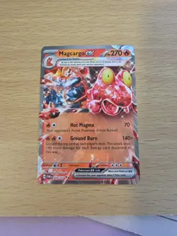 Pokemon TCG Magcargo EX 029/167 Double Rare Twilight Masquerade S&V English - Image 1