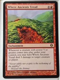 Where Ancients Tread - Shards of Alara - Magic the Gathering MTG Nice! - Image 1