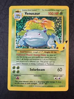 Venusaur 15/102 Celebrations: Classic Collection Holo Pokemon - Image 1